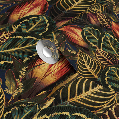 Golden Luxury Boho Dark Tropical