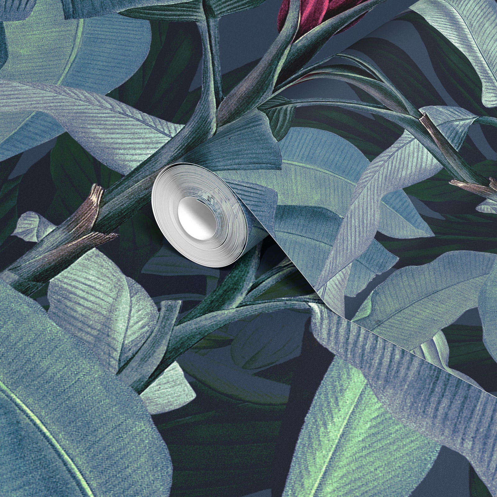 Tropical Large Banana Leaves Wallpaper