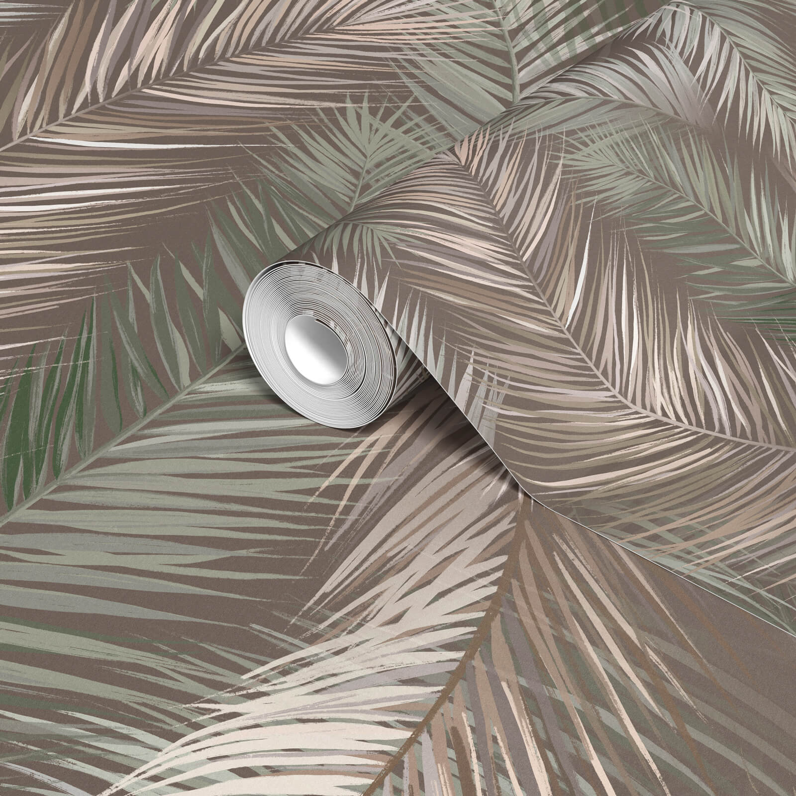 Waving Palms Seamless Pattern Wallpaper