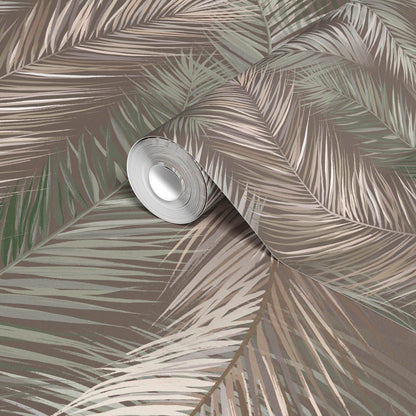 Waving Palms Seamless Pattern Wallpaper