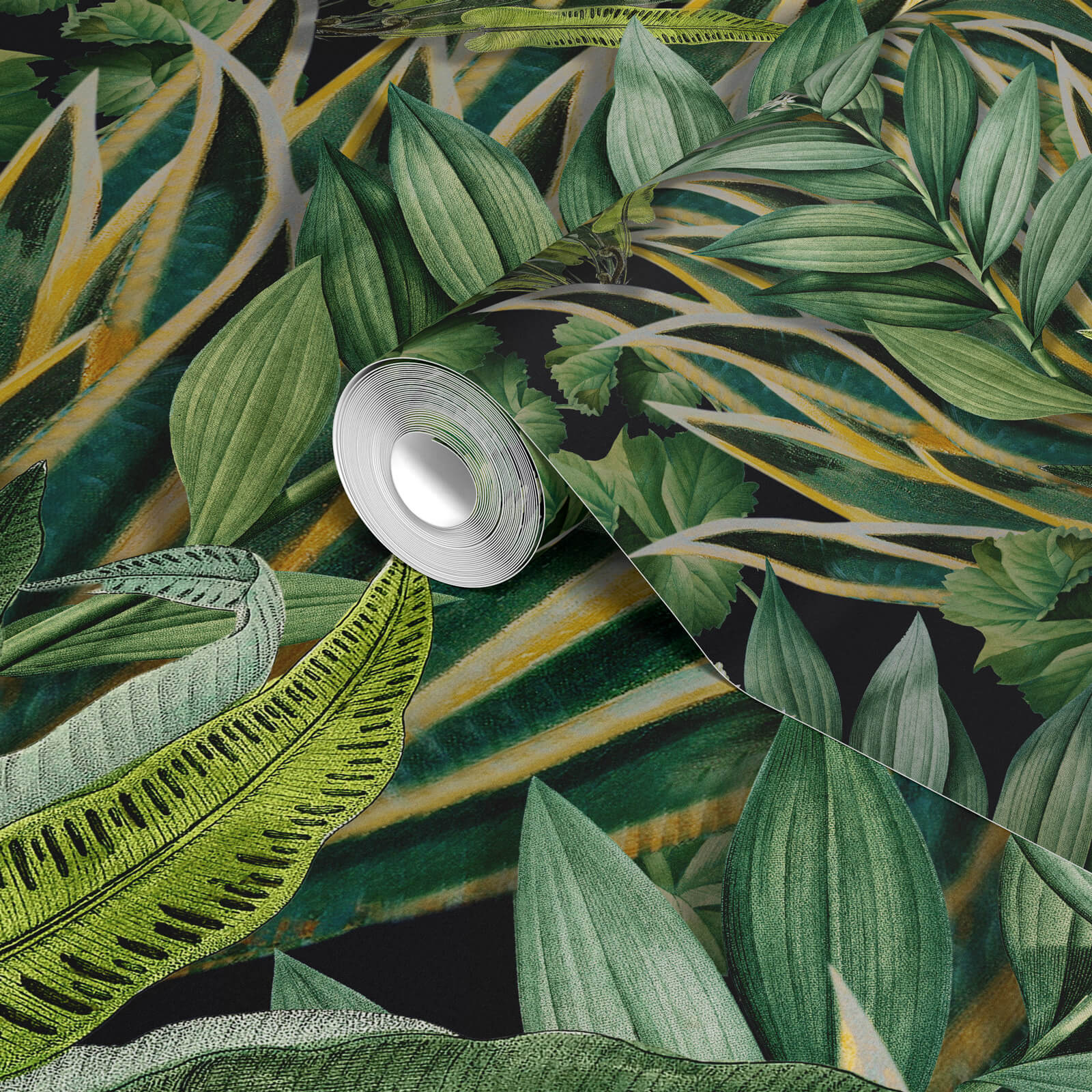 Retro Tropical Style Wallpaper