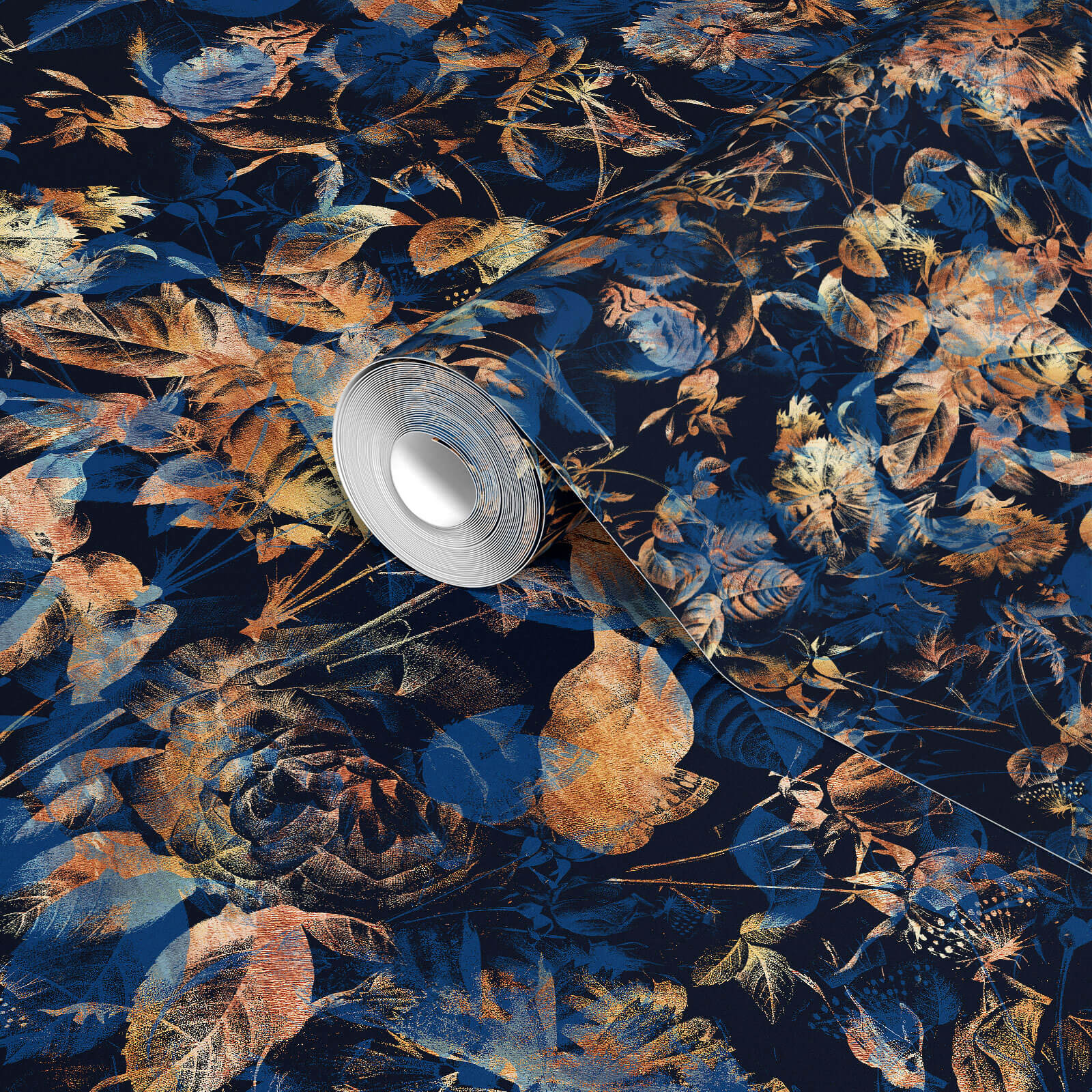 Art Nouveau Floral Wallpaper