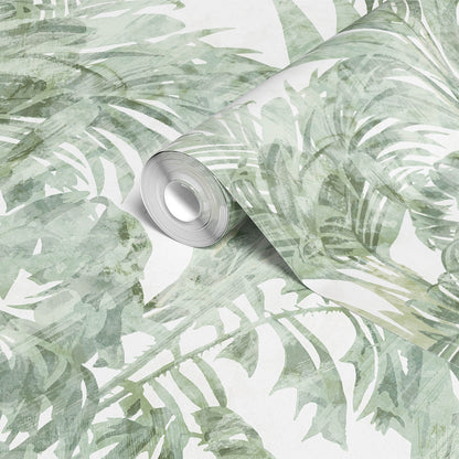 luxurious Tropical Pattern Wallpaper