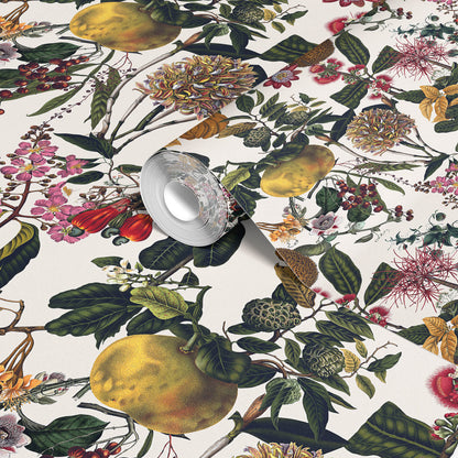 Fruit With Leaf Wallpaper