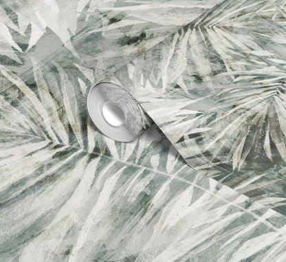 Hand Painted Palm Wallpaper