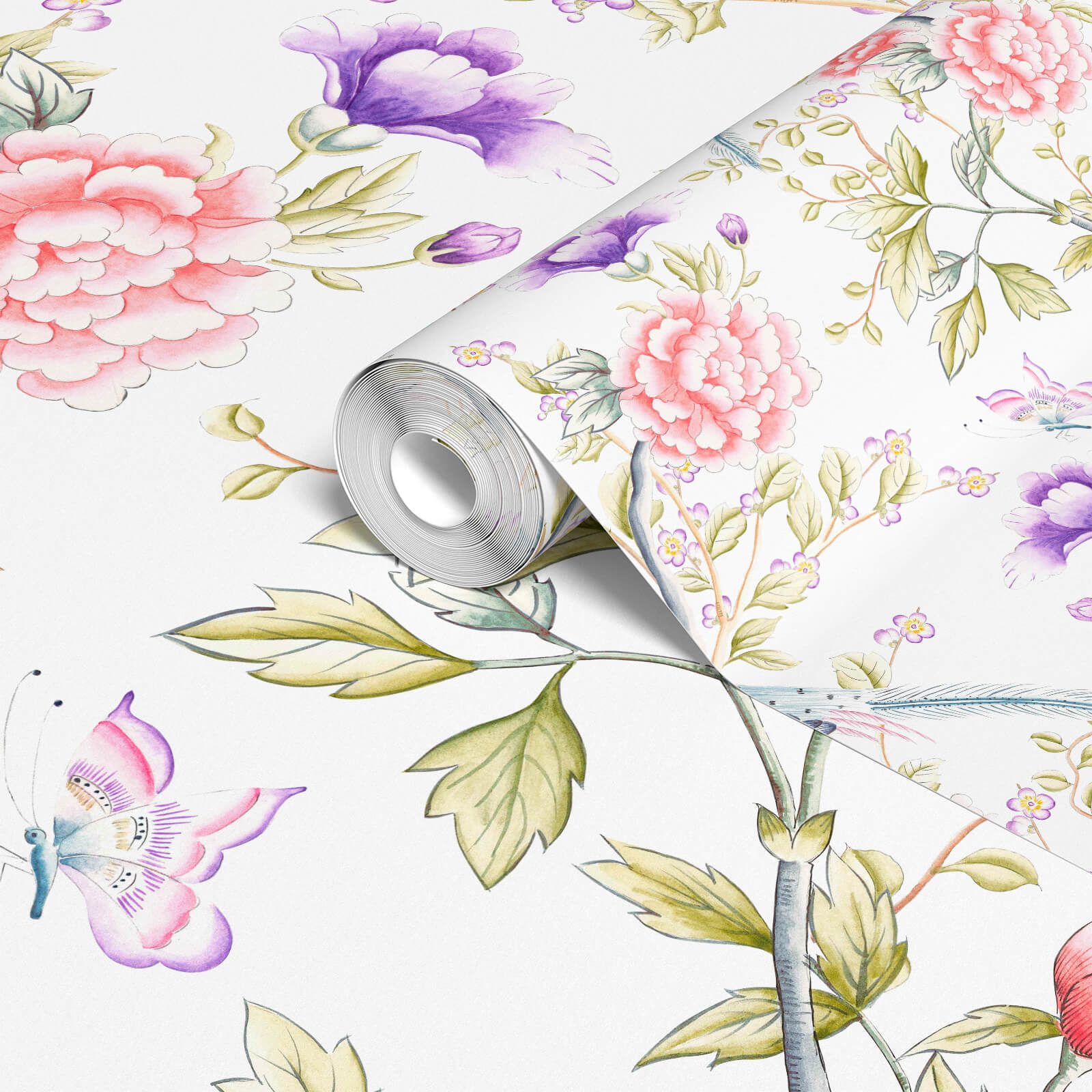 Chinoiserie Surface Elegant Wallpaper