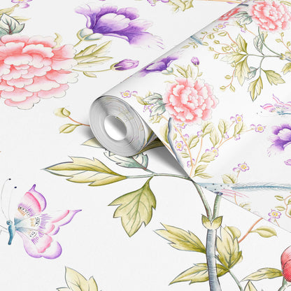Chinoiserie Surface Elegant Wallpaper