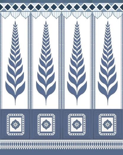 Traditional Indian Leaf Wallpaper