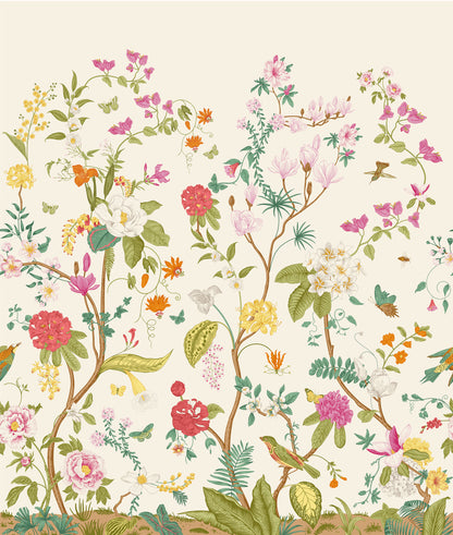 Vintage Chinoiseries Elegant Wall Wallpaper