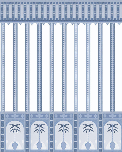 Ethnic Indian Strip Wallpaper