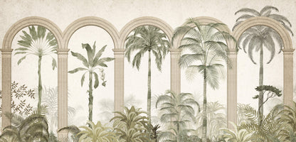 Tropical Arch Mural Wallpaper