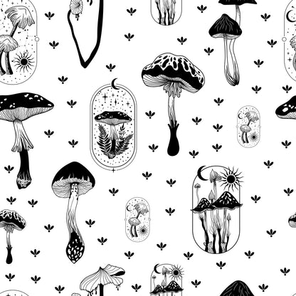 Mystical mushrooms Wallpaper