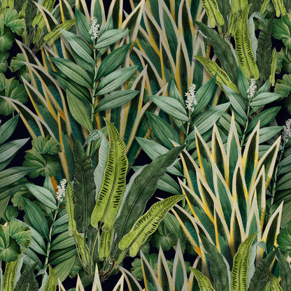 Retro Tropical Style Wallpaper