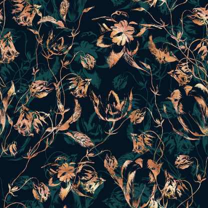 Royal Floral Wallpaper
