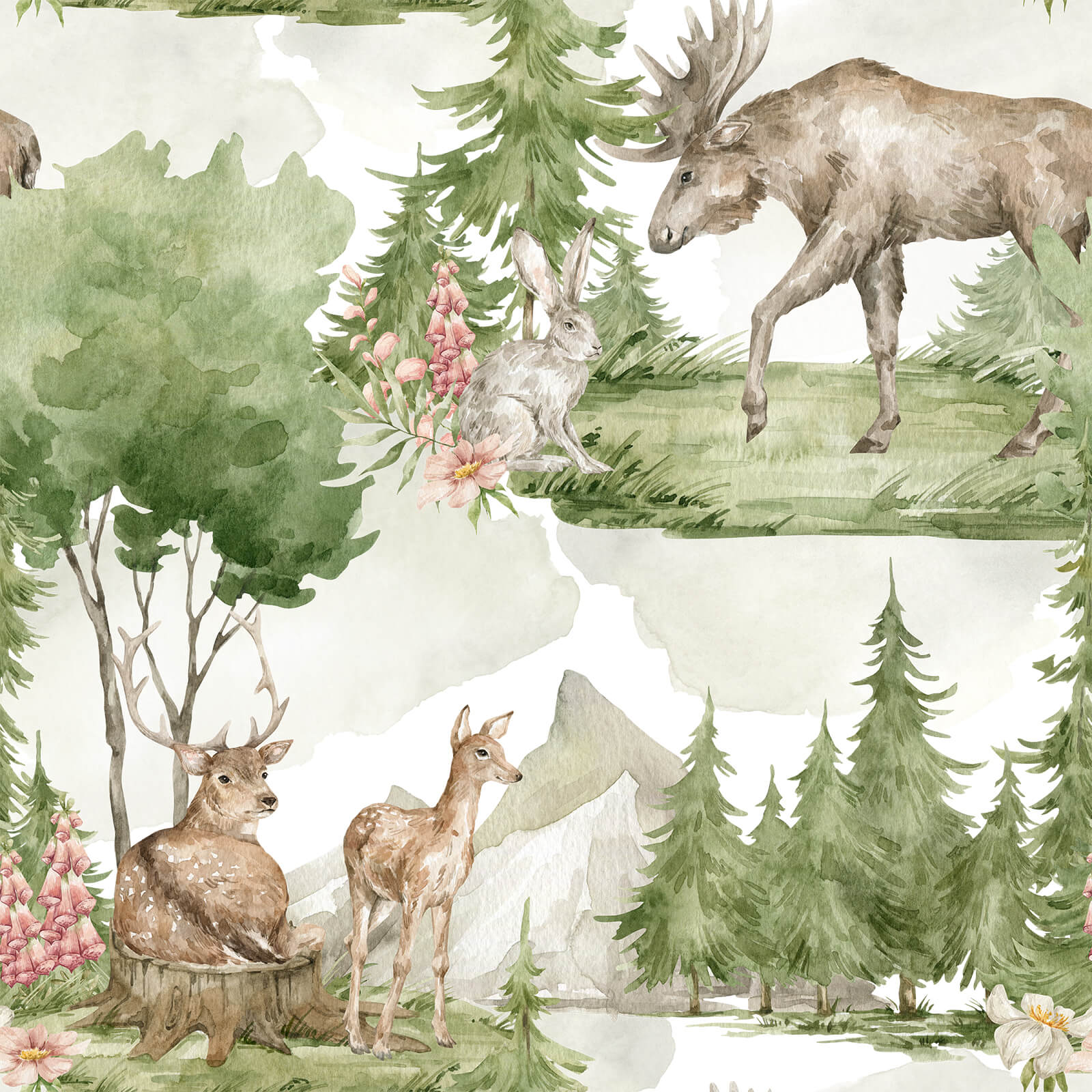 Forest Deer Wallpaper