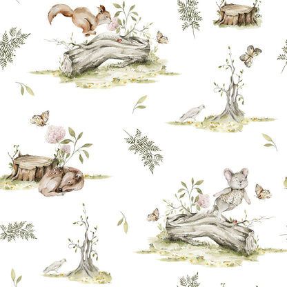 Woodland Style Wallpaper