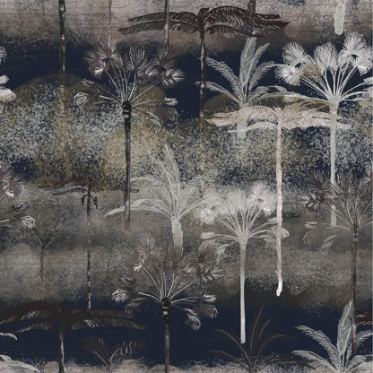 Tropical Midnight Palms wallpaper