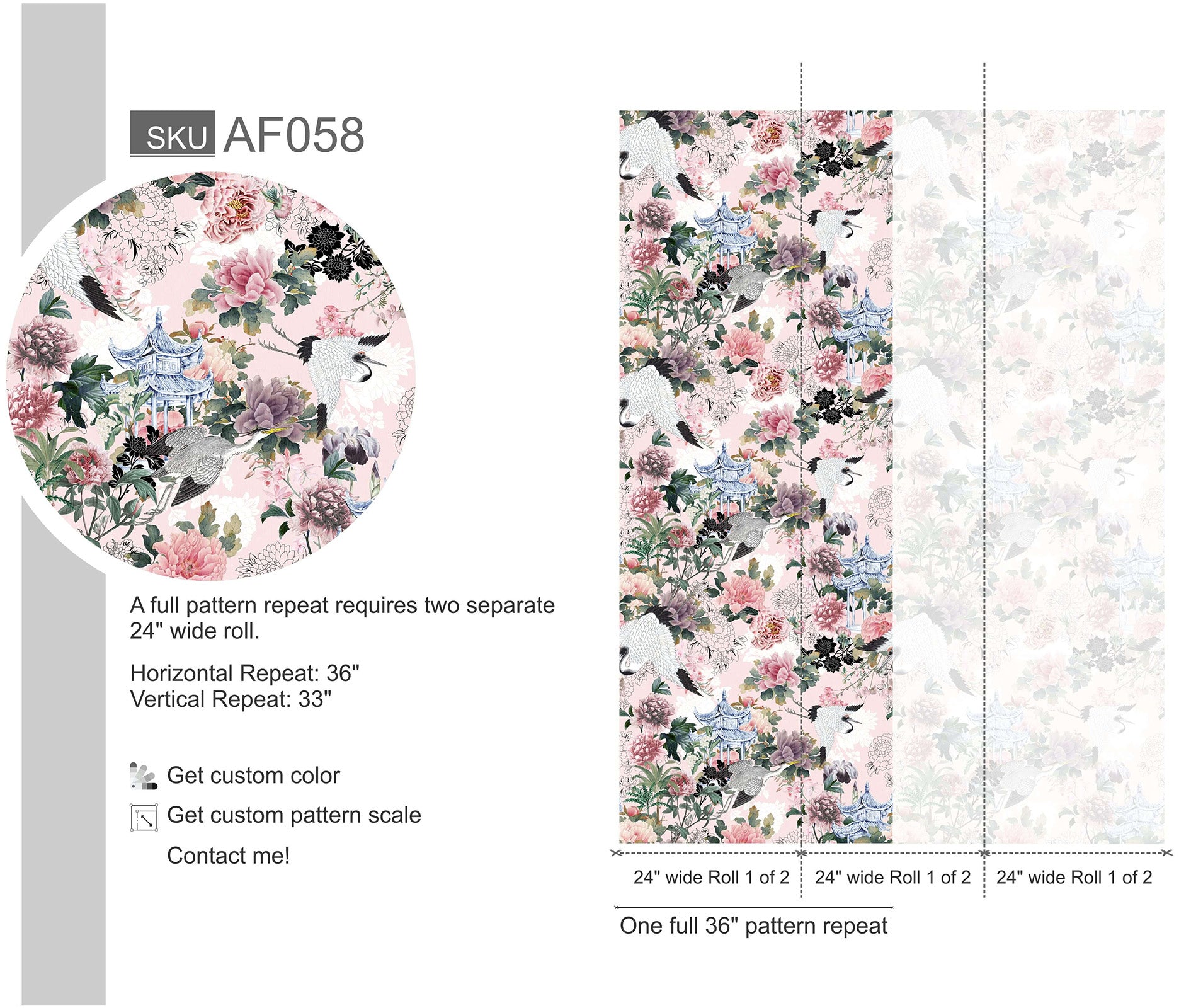 Ereganto Chinoiserie Wallpaper