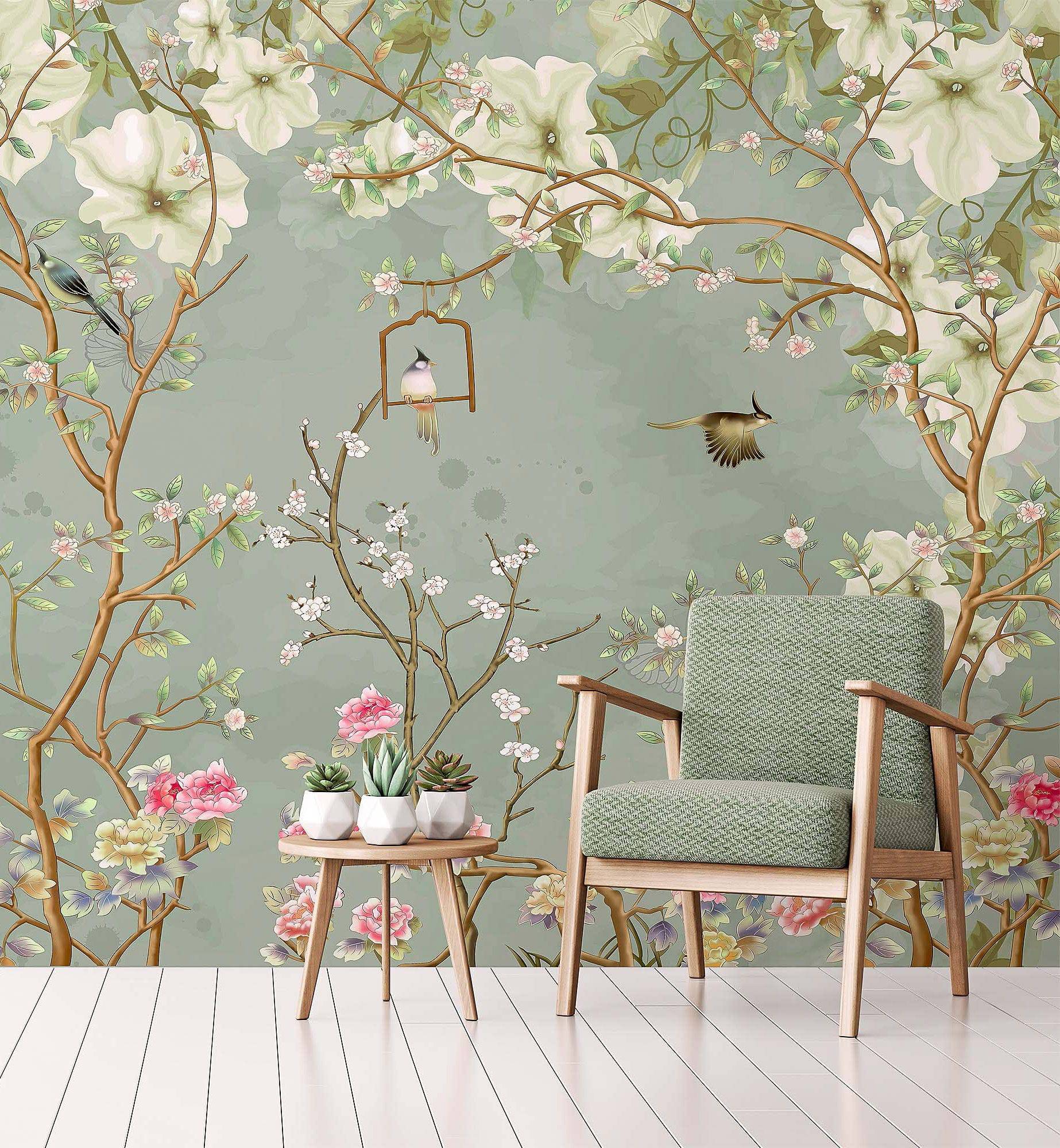 Birds Chinoiserie - Walltrendz