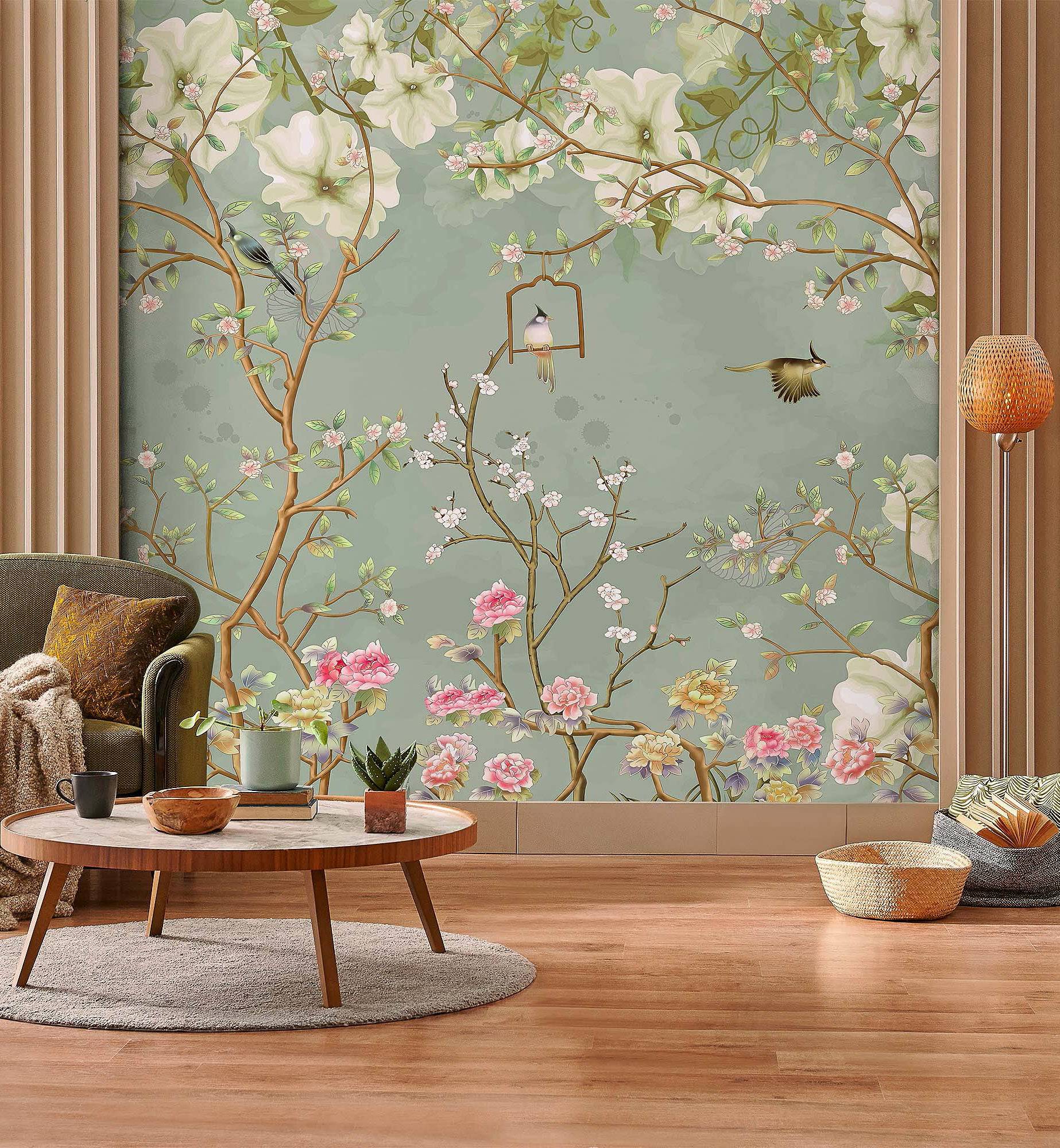 Birds Chinoiserie - Walltrendz