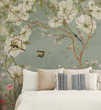 Birds Chinoiserie - Walltrendz