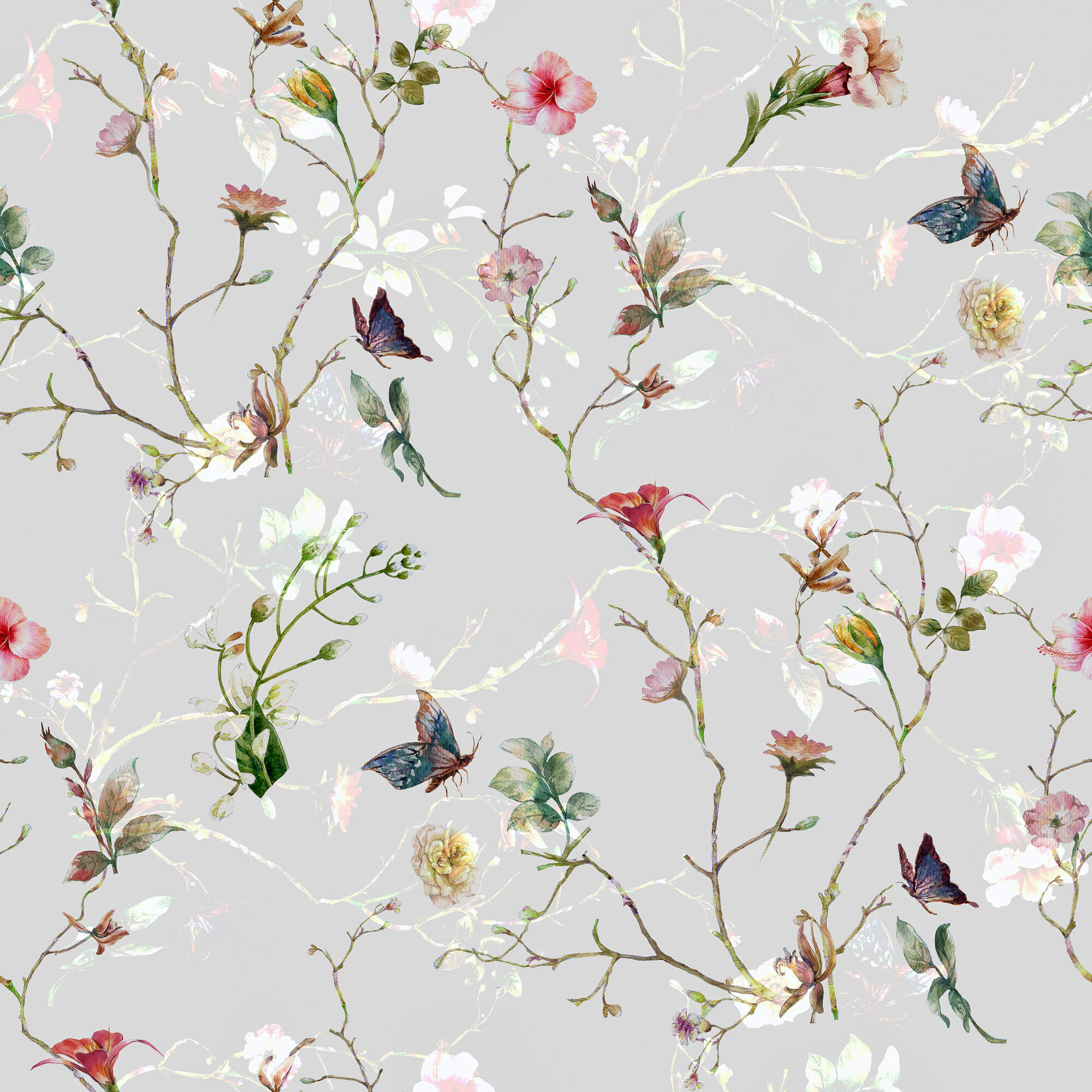 Vintage Floral Wallpaper