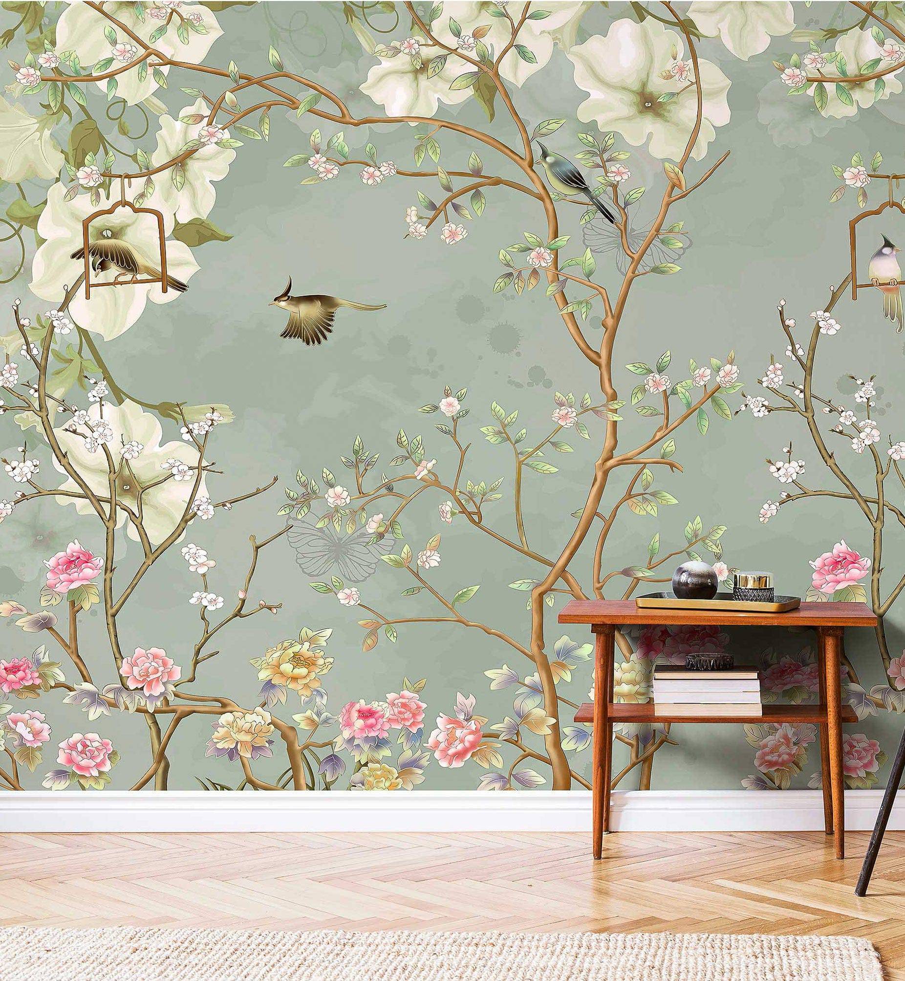 Birds Chinoiserie - Walltrendz