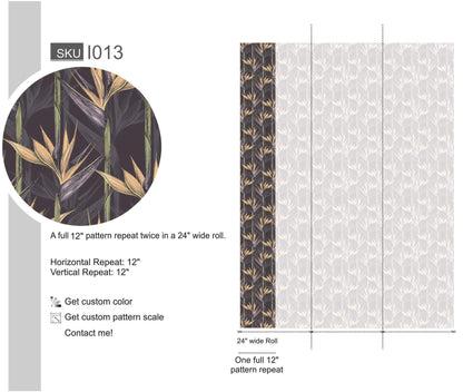 Removable spring flower wallpaper for bathroom walls