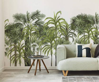 Palm Botanical Large Tree Wallpaper