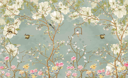 Birds Chinoiserie - Walltrendz