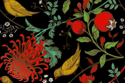 Chrysanthemum Pomegranates Wallpaper