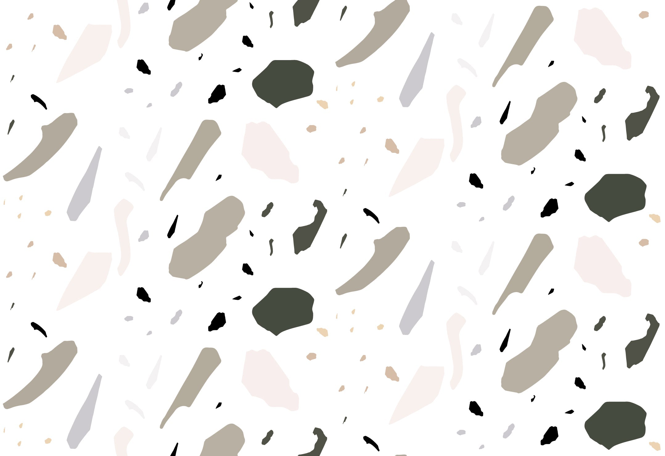 Terrazzo Abstract Wallpaper