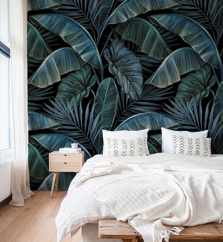 Tropical-themed wallpaper for vibrant spaces
